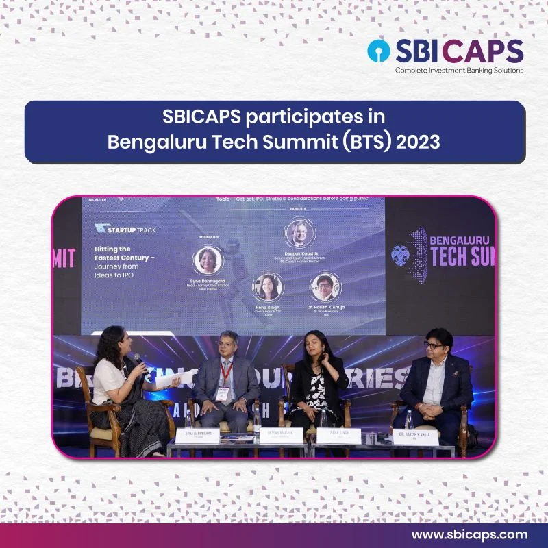 SBICAPS participates in Bengaluru Tech Summit (BTS) 2023