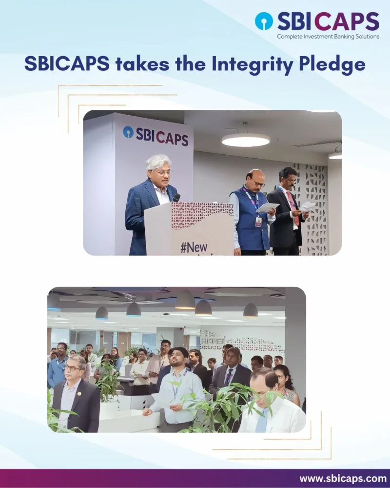 SBICAPS takes the Integrity Pledge