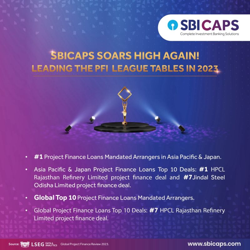 SBICAPS Soars High Again! Leading the PFI League Tables in 2023